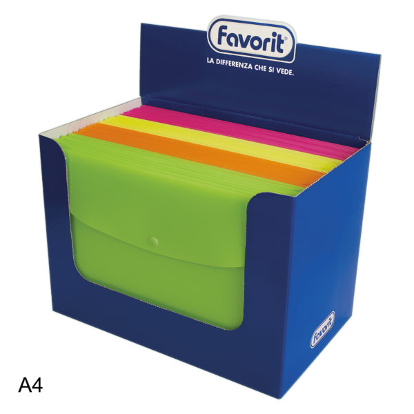 buste bottone A4 fluo favorit