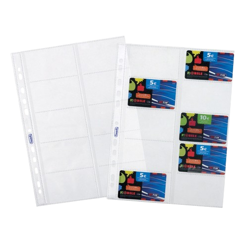 900 Bustine Porta Carte Collezionabili: Fogli Trasparenti A Doppia Faccia, Dimensioni Standard, Alta Qualità